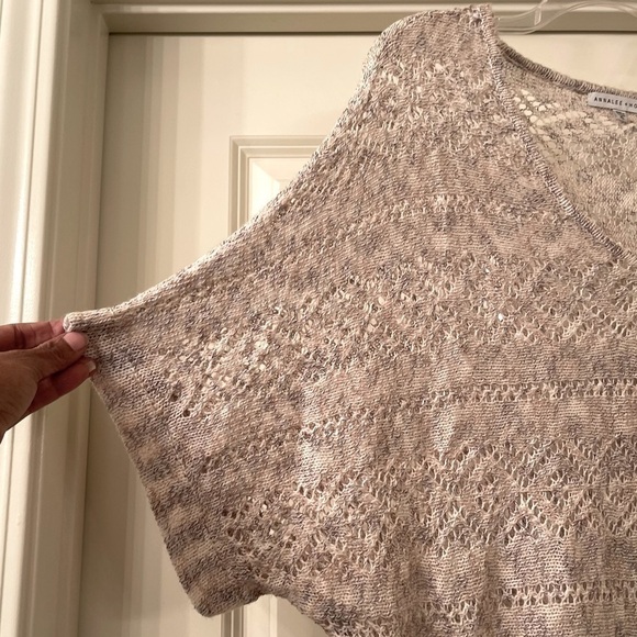 Anna Lee + Hope Open Weave Knit Top Size XL (E13) - Picture 2 of 5